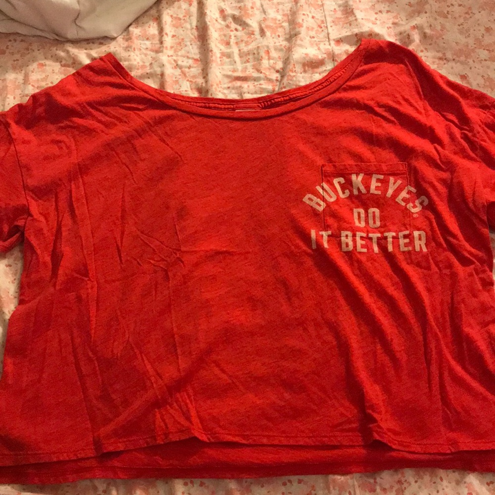 PINK Victoria’s Secret Ohio State crop top